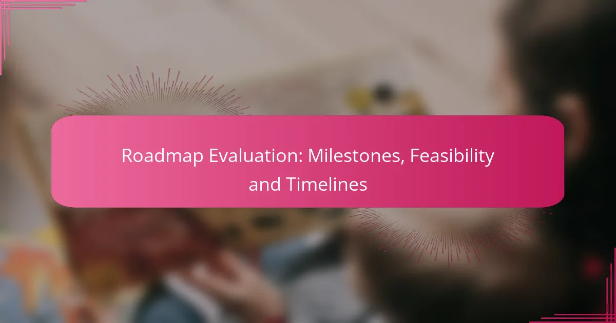 Roadmap Evaluation: Milestones, Feasibility and Timelines